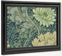 Wallpaper Sample With Chrysanthemum By William Morris Fine Art Print