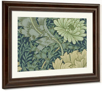 Wallpaper Sample With Chrysanthemum By William Morris Fine Art Print
