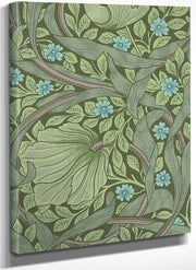 Wallpaper Sample With Forget Me Nots By William Morris Fine Art Print