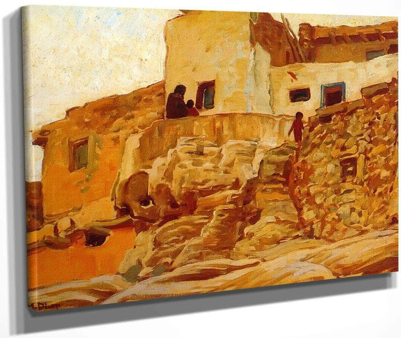 Walls Of Walpi By Maynard Dixon Fine Art Print