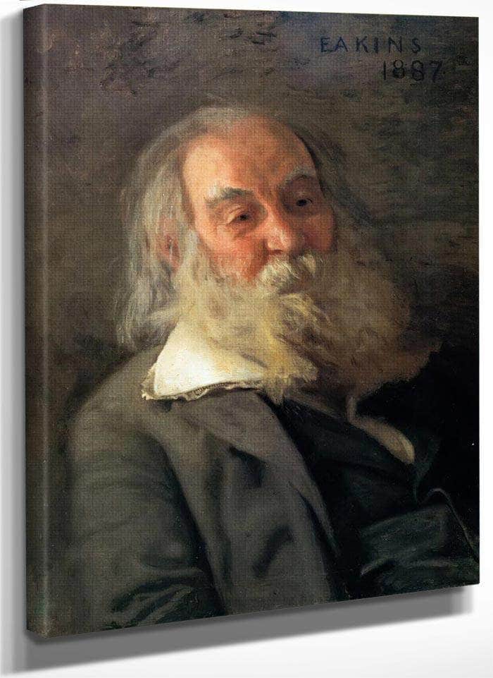 Walt Whitman By Thomas Eakins Fine Art Print