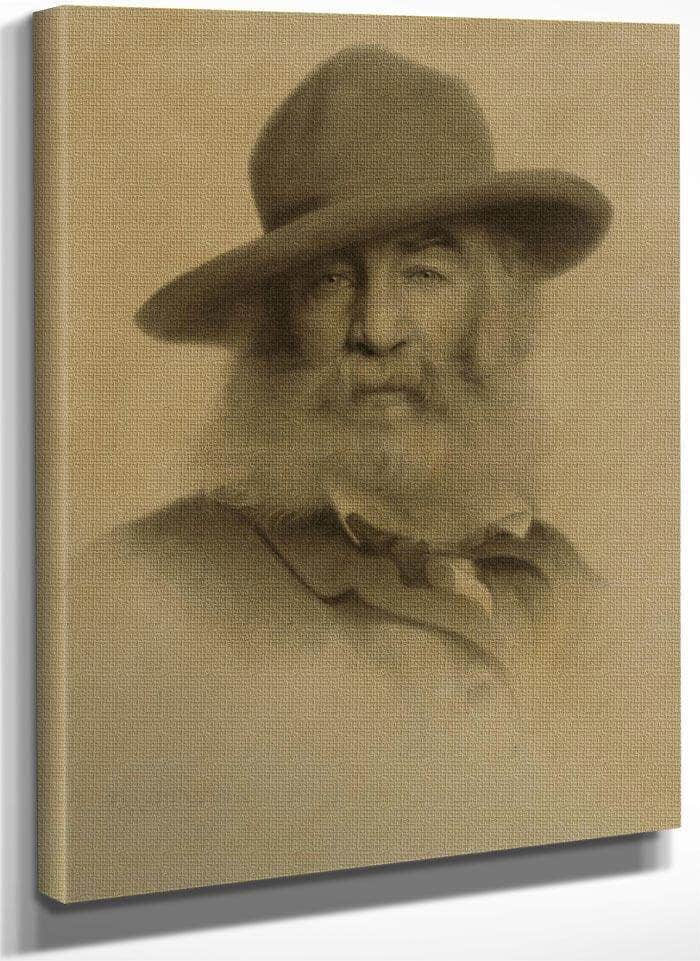 Walt Whitman By Thomas Wilmer Dewing Fine Art Print