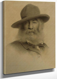 Walt Whitman By Thomas Wilmer Dewing Fine Art Print