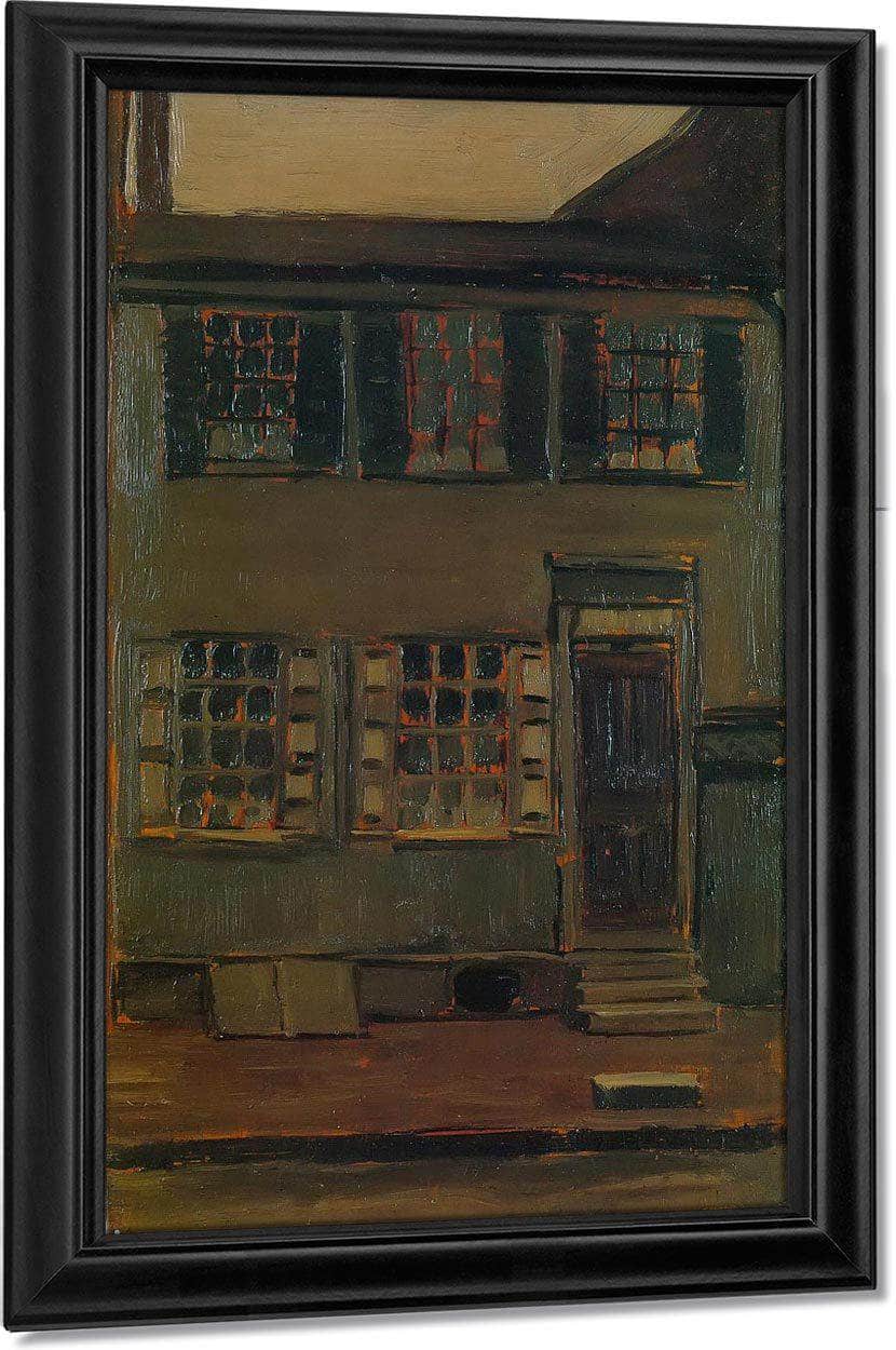 Walt Whitmans House 328 Mickle Street By Marsden Hartley Fine Art Print