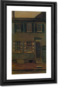 Walt Whitmans House 328 Mickle Street By Marsden Hartley Fine Art Print