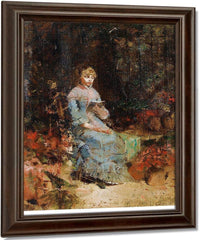 Walter Gay ; Young Woman Reading ; Signed Lower Irght ; Oil On Canvas By Walter Gay Fine Art Print