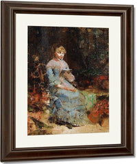 Walter Gay ; Young Woman Reading ; Signed Lower Irght ; Oil On Canvas By Walter Gay Fine Art Print