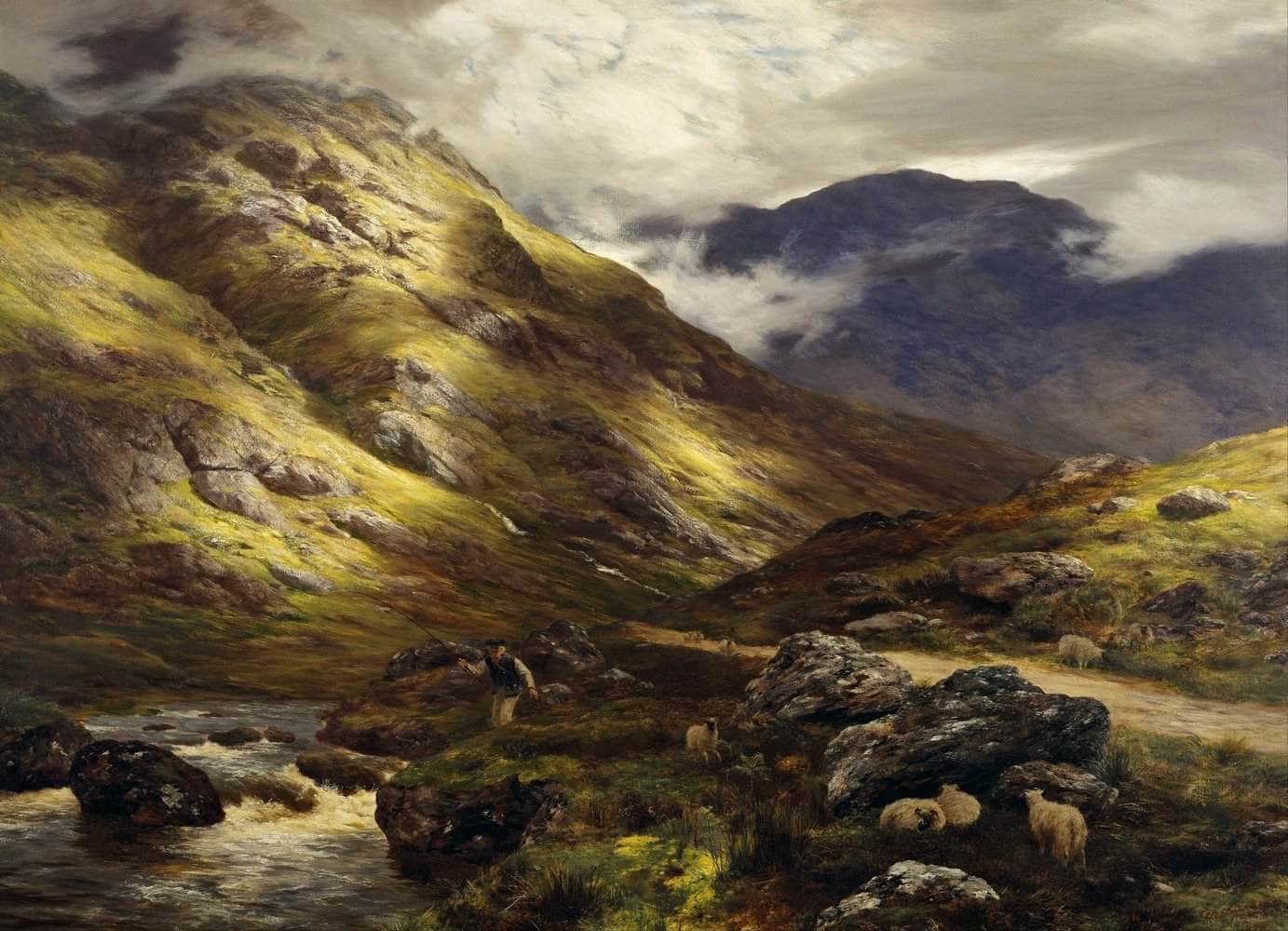 Wandering Shadows Painting Peter Graham Canvas Art Fine Art Print