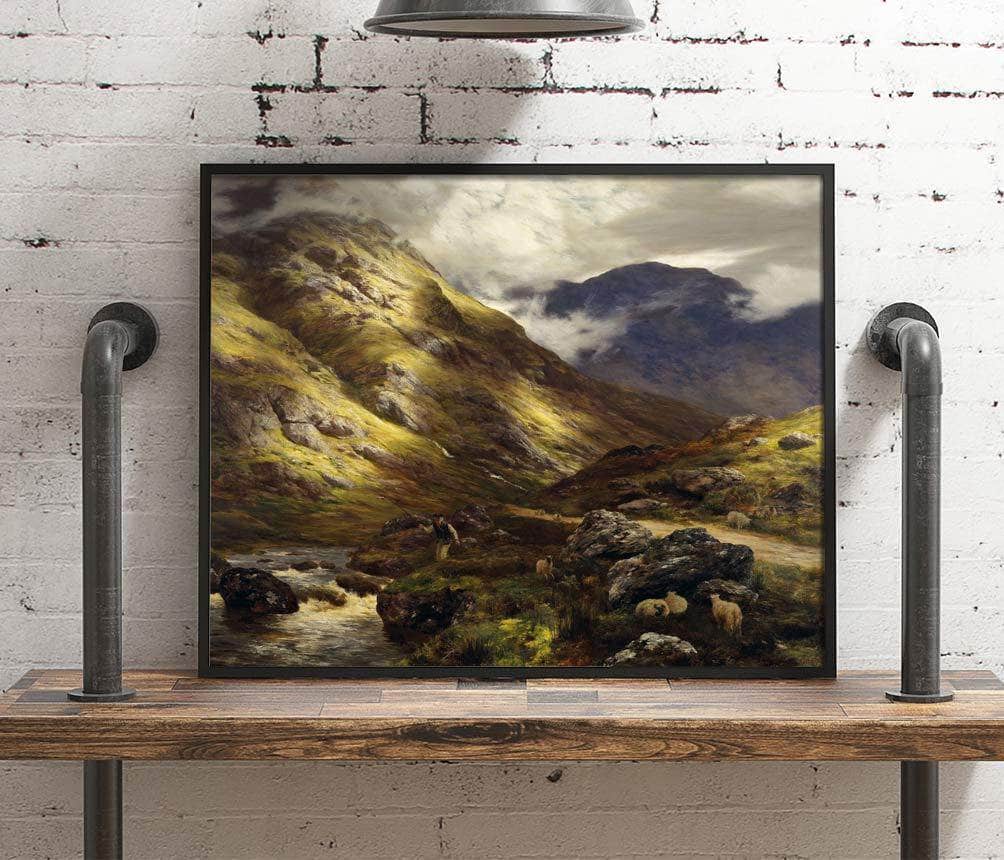 Wandering Shadows Painting Peter Graham Canvas Art Fine Art Print