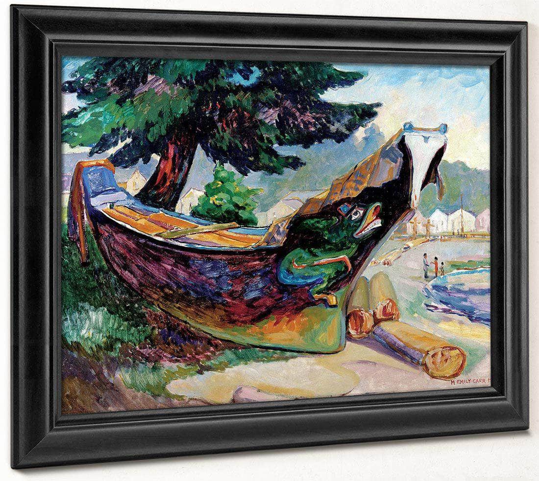 War Canoe Alert Bay 1912 By Emily Carr Fine Art Print