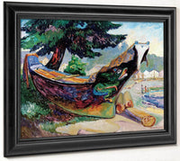 War Canoe Alert Bay 1912 By Emily Carr Fine Art Print