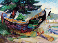 War Canoe Alert Bay 1912 By Emily Carr Fine Art Print