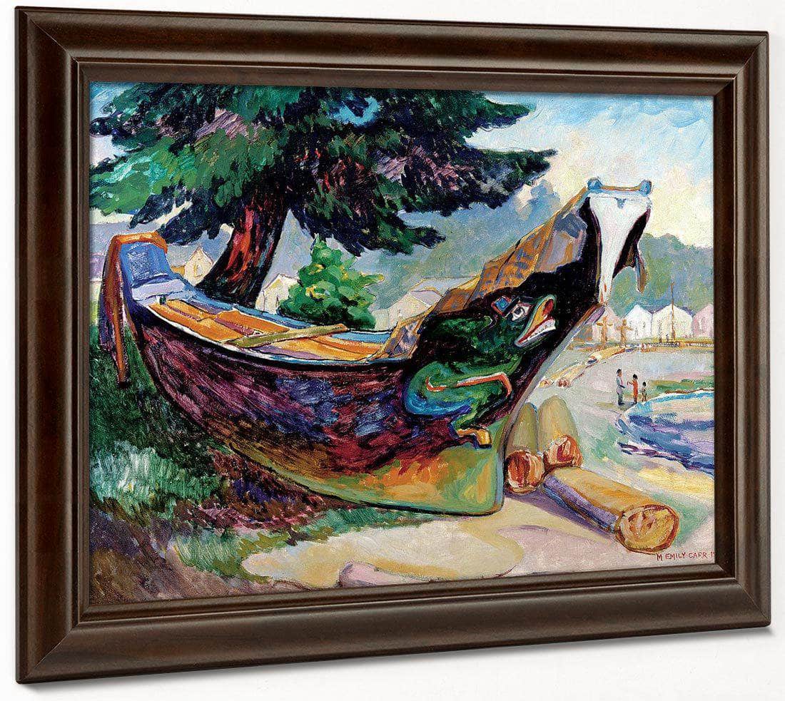 War Canoe Alert Bay 1912 By Emily Carr Fine Art Print