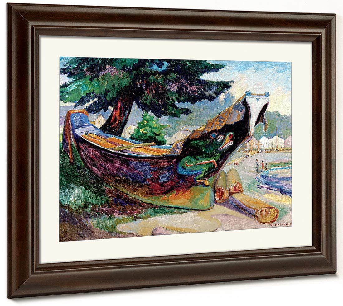 War Canoe Alert Bay 1912 By Emily Carr Fine Art Print