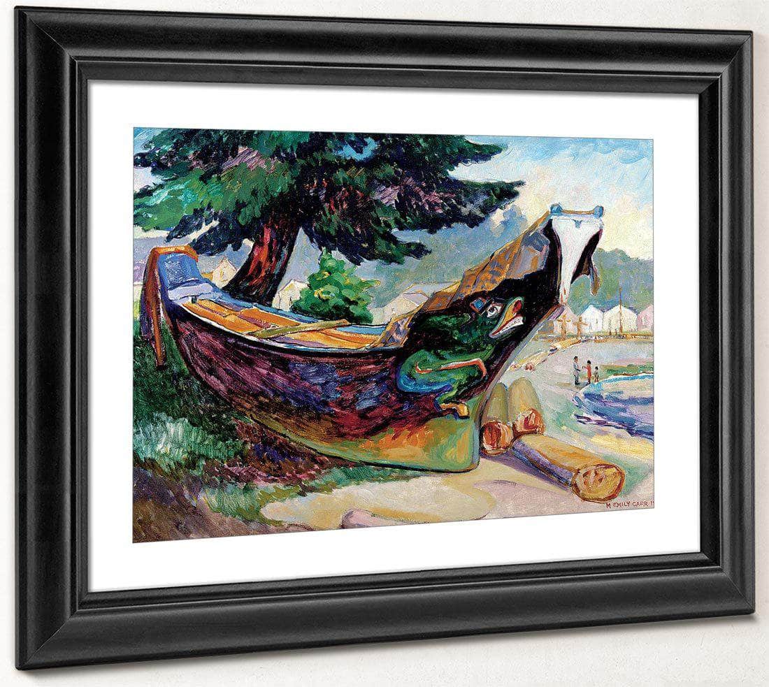 War Canoe Alert Bay 1912 By Emily Carr Fine Art Print