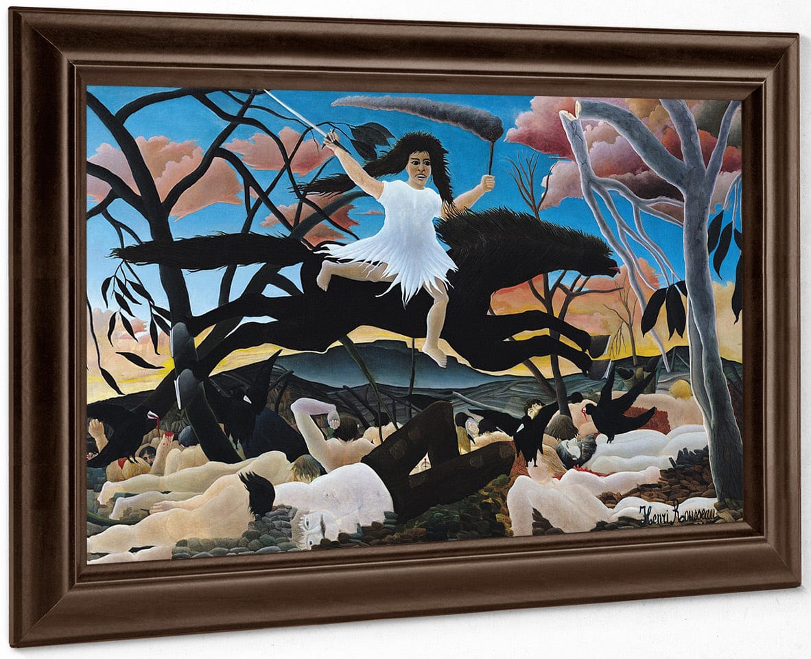 War, Or The Ride Of Discord By Henri Julien Felix Rousseau Fine Art Print