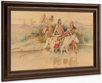 War Party By Charles Marion Russell Fine Art Print