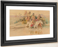 War Party By Charles Marion Russell Fine Art Print