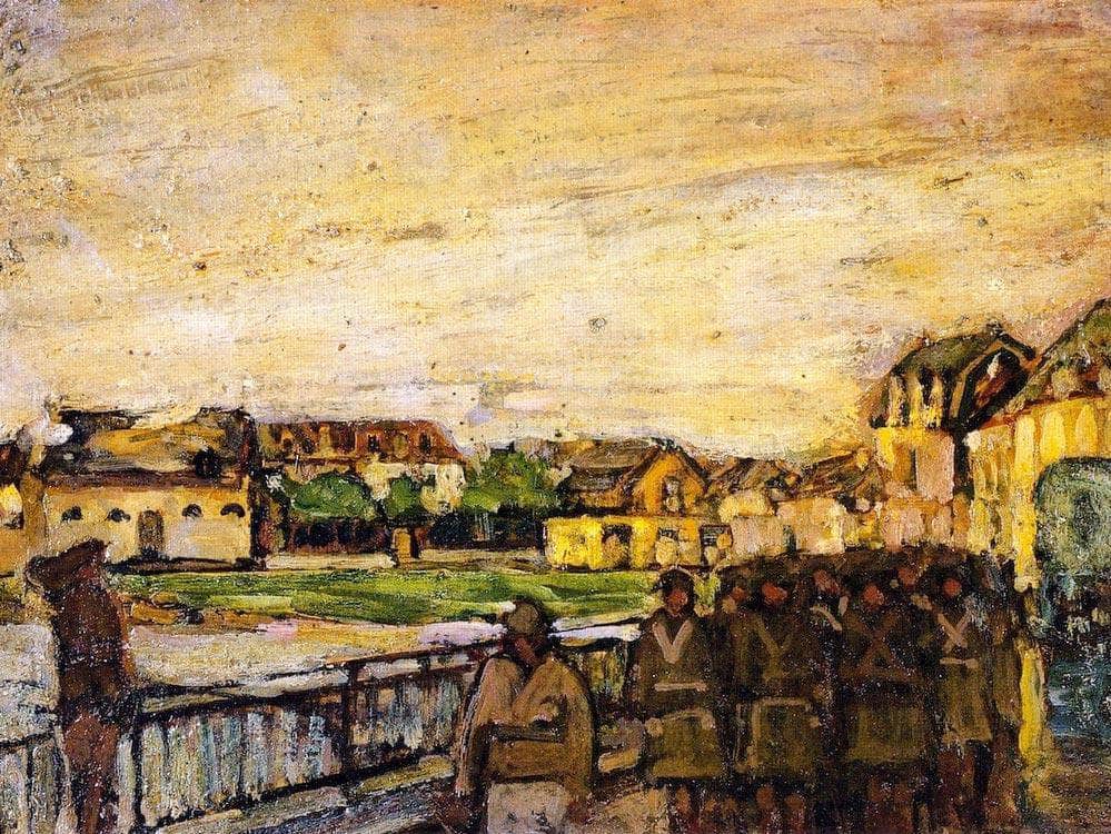 War Scene, Etaples, France By Henry Ossawa Tanner Fine Art Print