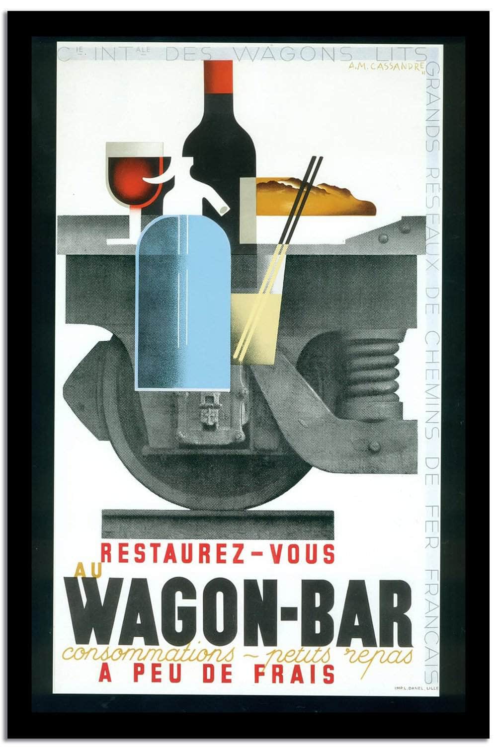 Wargon  Bar  Vintage Poster Fine Art Print