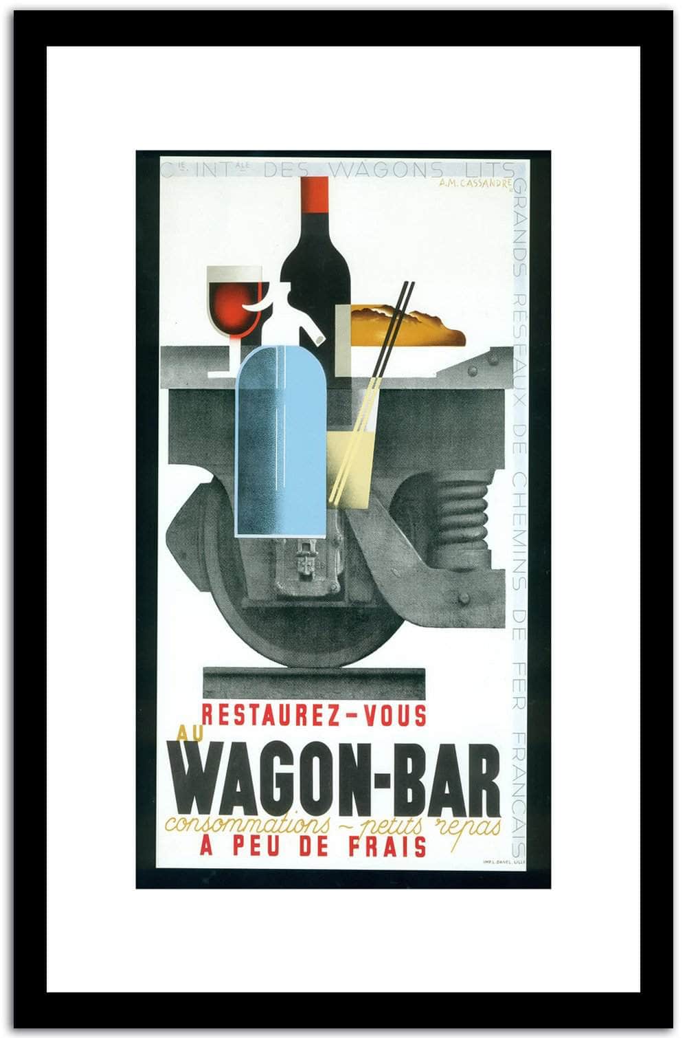 Wargon  Bar  Vintage Poster Fine Art Print