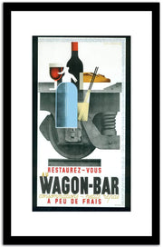 Wargon  Bar  Vintage Poster Fine Art Print