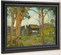 Wash Day At Wendt's Cabin In Trabuco Canyon By William Wendt Fine Art Print