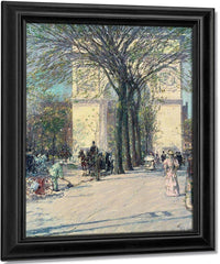 Washington Arch Spring By Childe Hassam Fine Art Print