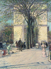 Washington Arch Spring By Childe Hassam Fine Art Print