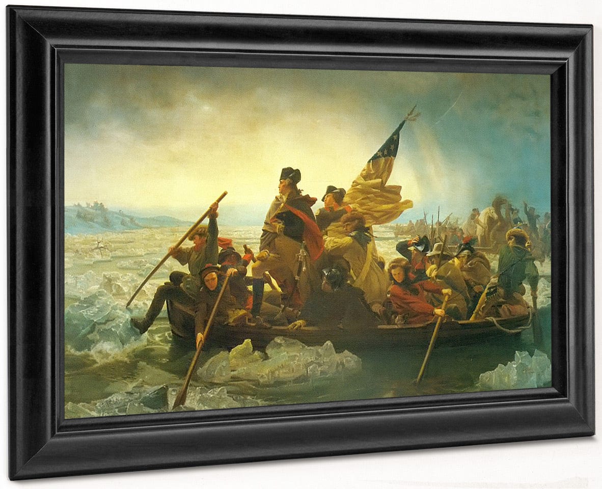 Washington Crossing The Delaware By Emanuel Leutze Fine Art Print
