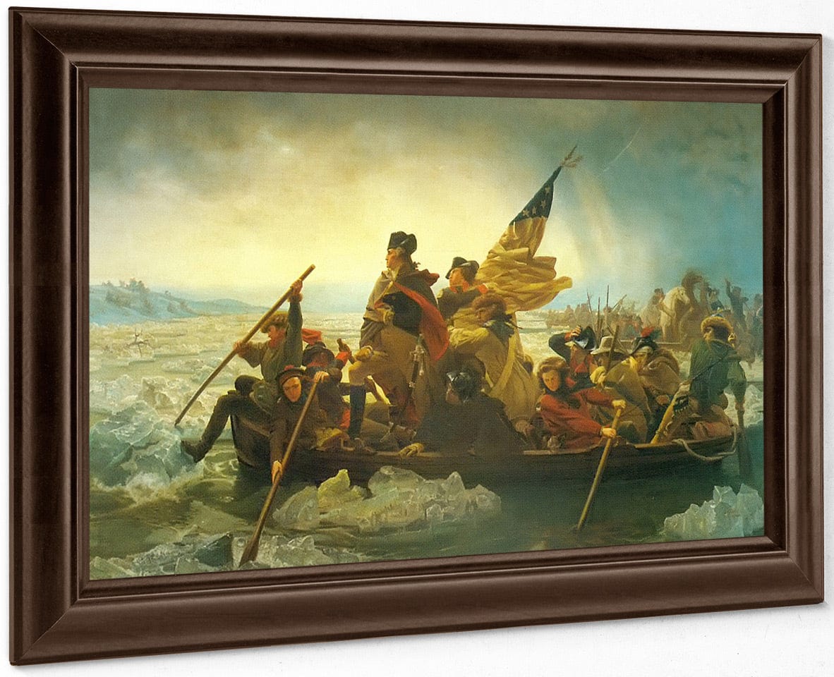 Washington Crossing The Delaware By Emanuel Leutze Fine Art Print