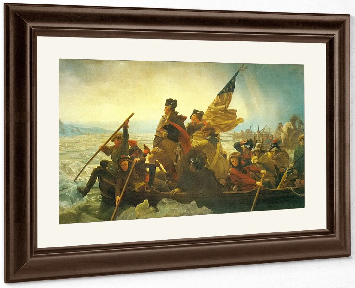 Washington Crossing The Delaware By Emanuel Leutze Fine Art Print