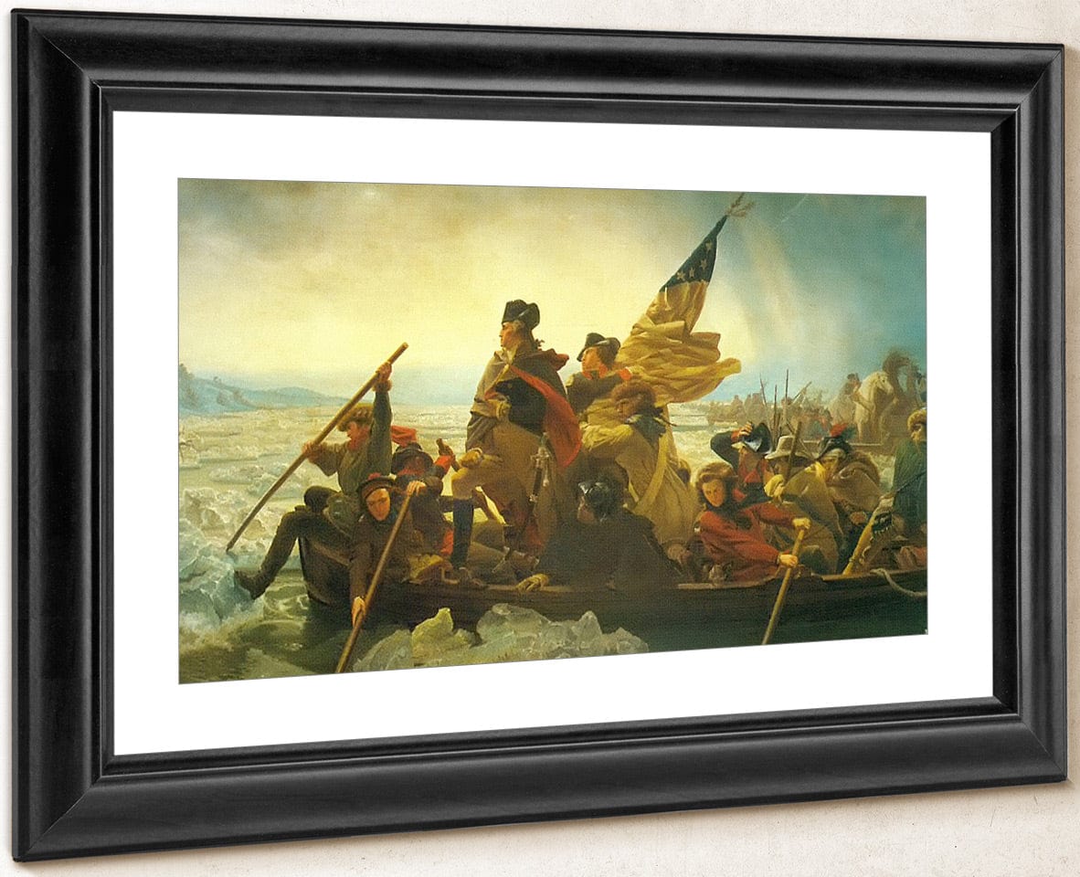 Washington Crossing The Delaware By Emanuel Leutze Fine Art Print