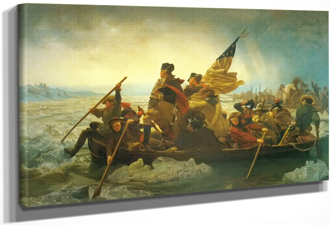 Washington Crossing The Delaware By Emanuel Leutze Fine Art Print