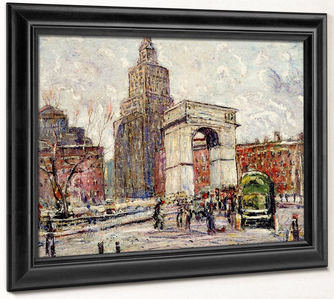 Washington Square Architecture By Ernest Lawson Fine Art Print