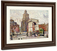 Washington Square Architecture By Ernest Lawson Fine Art Print