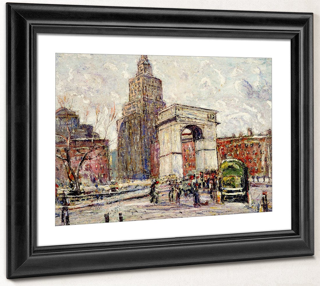 Washington Square Architecture By Ernest Lawson Fine Art Print