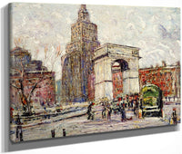 Washington Square Architecture By Ernest Lawson Fine Art Print