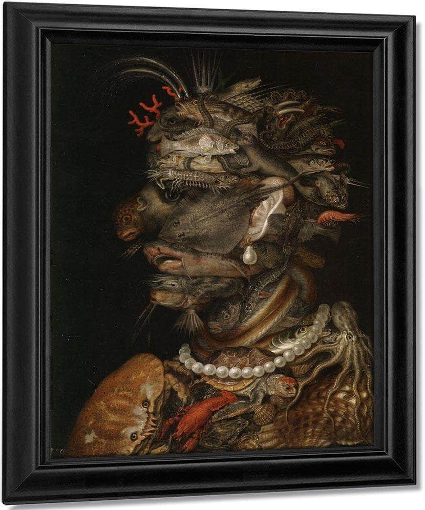 Water 1566 By Giuseppe Arcimboldo Fine Art Print