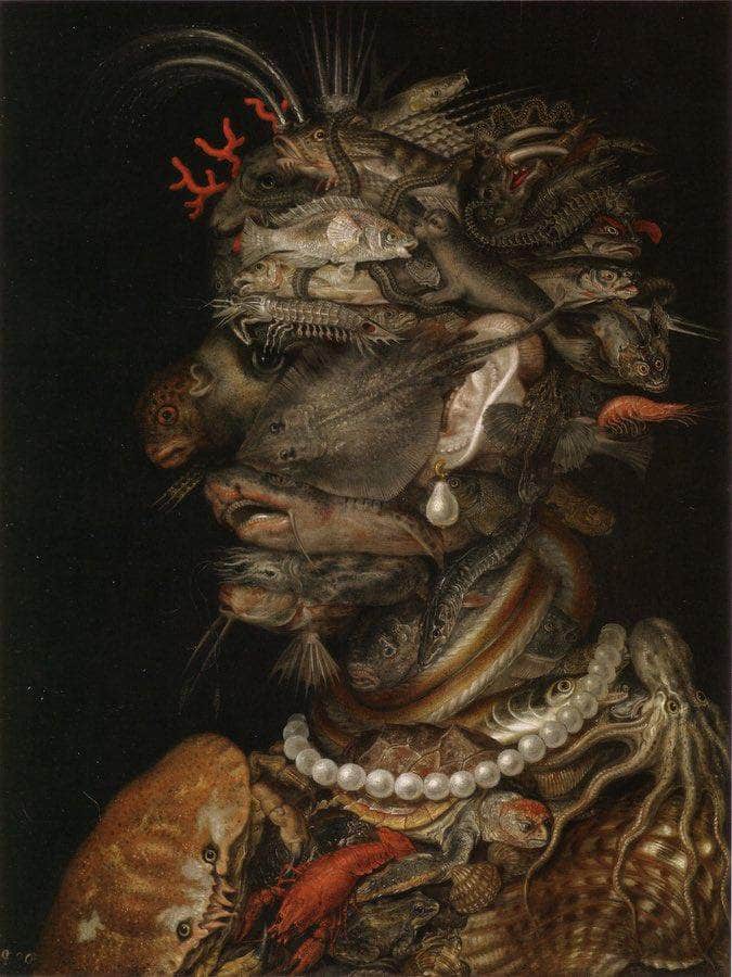 Water 1566 By Giuseppe Arcimboldo Fine Art Print