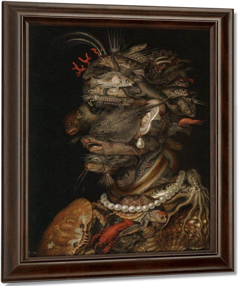 Water 1566 By Giuseppe Arcimboldo Fine Art Print