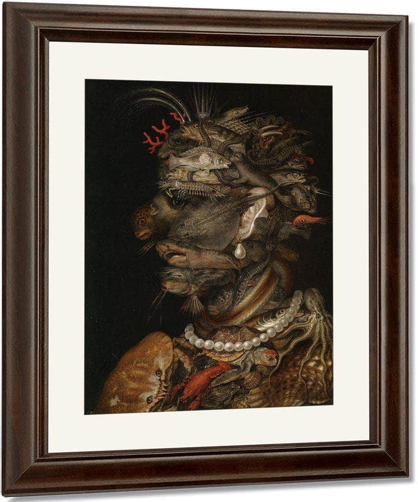Water 1566 By Giuseppe Arcimboldo Fine Art Print