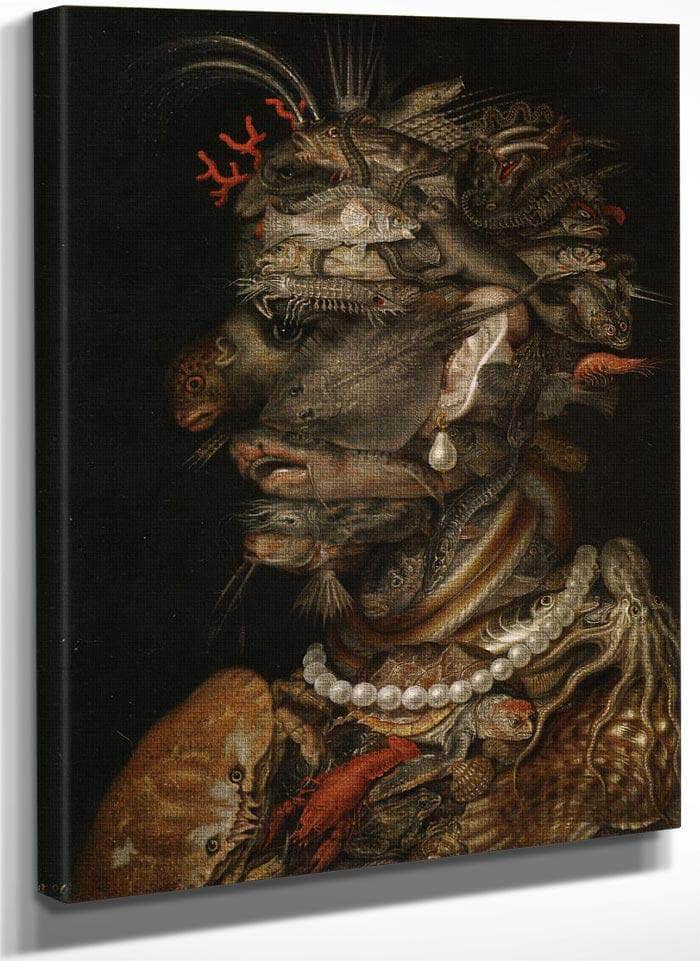 Water 1566 By Giuseppe Arcimboldo Fine Art Print