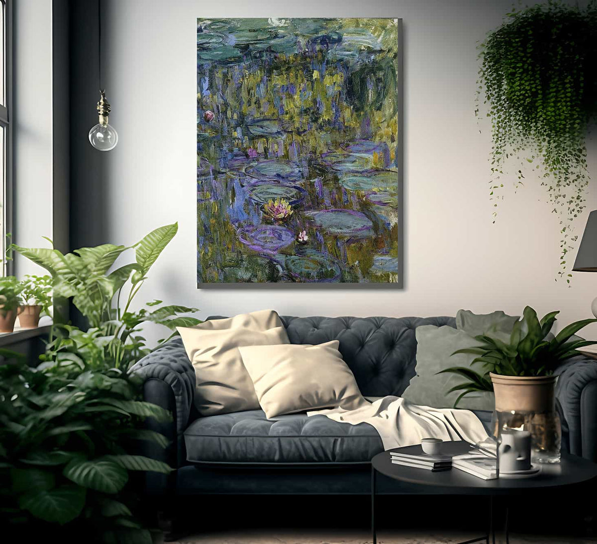 Water Lilies 1 By Claude Monet Fine Art Print