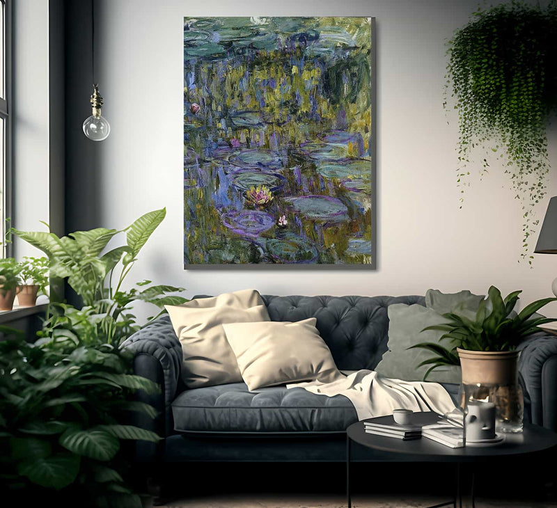 Water Lilies 1 By Claude Monet Fine Art Print