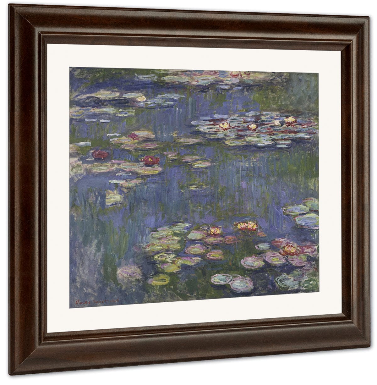 Water Lilies 6 By Claude Monet Fine Art Print