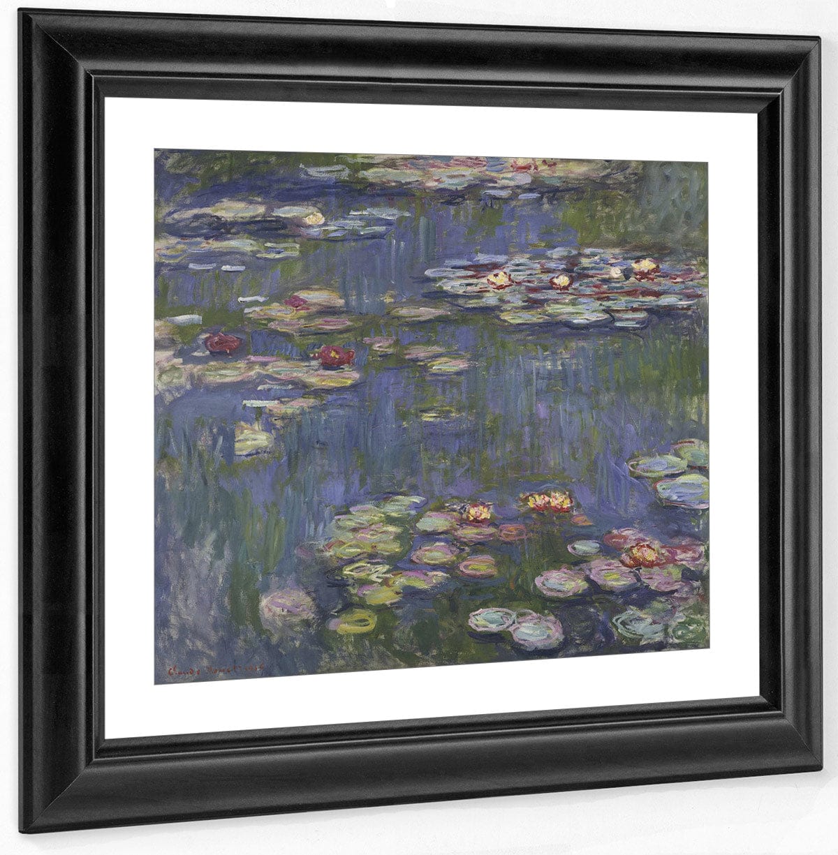 Water Lilies 6 By Claude Monet Fine Art Print
