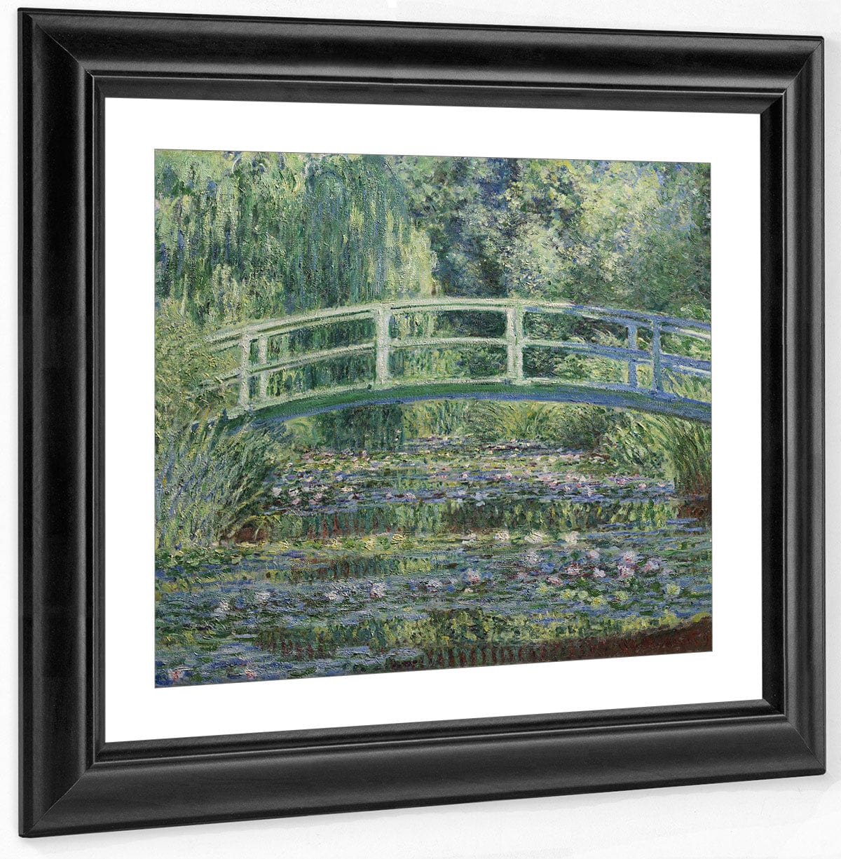 Water Lilies And Japanese Bridge By Claude Monet Fine Art Print