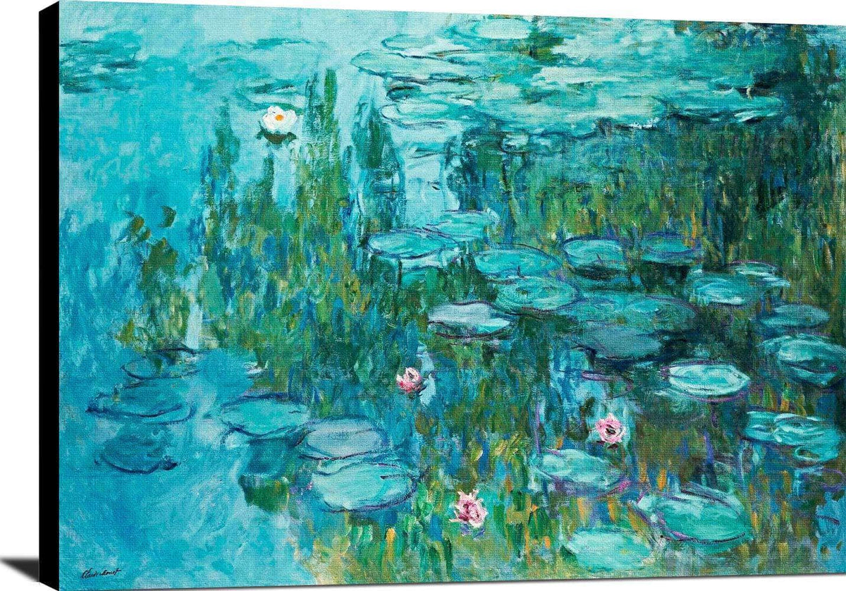 Water Lilies Nympheas Painting Claude Monet Canvas Art Fine Art Print