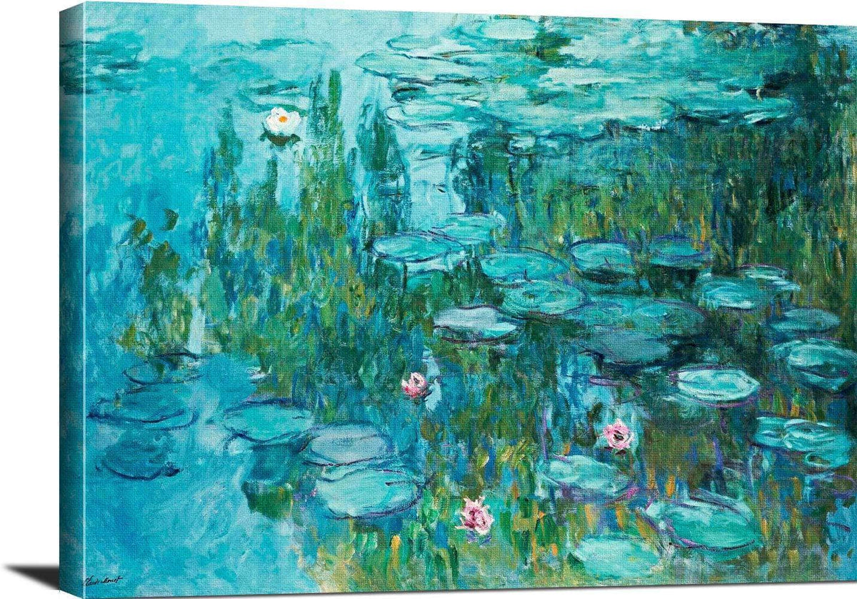 Water Lilies Nympheas Painting Claude Monet Canvas Art Fine Art Print
